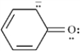 Draw two resonance structures for the species below.  