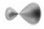 Which of the following represents a hybrid orbital? A)    B)    C)    D)   