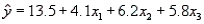 In a regression model involving 40 observations, the following estimated regression model was obtained:   . For this model, the following statistics are given: SSR = 501 and SSE = 99. What is the value of MSR? A)  12.525 B)  15 C)  33 D)  167