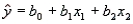A multiple regression model has the form   . Which of the following is the best interpretation of the coefficient   ? A)  It is the change in y per unit change in. B)  It is the change in y per unit change in, holdingconstant. C)  It is the change in y per unit change in, whenandvalues are correlated. D)  It is the change in the average value of y per unit change in, holdingconstant.