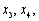A coefficient of multiple correlation is denoted by   and equals the proportion of the total variation in the values of the dependent variable, y, that is explained by the estimated multiple regression of y on   ,   , and possibly additional independent variables (   and so on).