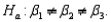 If you wish to test the usefulness of a multiple regression model with three independent variables, the appropriate null and alternative hypotheses are   vs.  