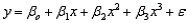 A regression model of the form   is called a third-order polynomial model.