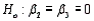 The t distribution with df = n - 2 is used for testing a specific set of regression coefficients,e.g.,   .
