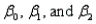 The first-order model   attempts to explain average air temperatures in degrees Celsius for a particular day as a function of distance from the coast (   , in km) and altitude (   , in hundreds of metres). Interpret the parameters   .