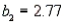 The computer output for a multiple regression analysis including 15 observations and three predictor variables,   and   , provides the following information:   ,   ,   ,   , SE   , SE   , and SE    a. Which, if any, of the independent variables   and   contribute information for the prediction of y?  b. Give the least-squares prediction equation. c. What is the practical interpretation of the parameter  