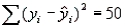 In a simple linear regression , the following sums of squares are produced:   ,   , and   . What percentage of the variation in y may be explained by the variation in x? A)  25% B)  33% C)  50% D)  75%