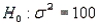 In a hypothesis test for the population variance, the hypotheses are   vs.   . The sample size is 15 and the test is being carried out at the 10% level of significance. What would be the rejection region? A)  < 6.571 or> 23.685 B)  < 7.261 or< 24.996 C)  < 7.790 or> 21.064 D)  < 8.547 or> 22.307