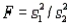 The test statistic employed to test   is   , which is F distributed with   degrees of freedom, provided that the two populations are F distributed.