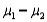 In estimating the difference between two population means, the following summary statistics were found:           and   Based on these results, the point estimate of   is 0.70.
