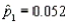 The necessary conditions having been met, a two-tailed test is being conducted to test the difference between two population proportions. The two sample proportions are   and   , and the standard error of the sampling distribution of     is 0.0085. Under these circumstances, the calculated value of the test statistic will be z = 3.41.