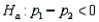 The test statistic that is used in testing   vs.   is   where  