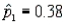 The necessary conditions having been met, a two-tailed test is being conducted to test the difference between two population proportions. The two sample proportions are   and   , respectively, and the standard error of the sampling distribution of   is 0.04. Then, the calculated value of the test statistic will be 1.50.