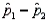 Assume that two independent random samples of sizes   and   have been selected from binomial populations with parameters   and   , respectively. The sampling distribution of   can be approximated by a normal distribution provided that   and   are all greater than 5.