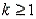 According to Tchebysheff's Theorem, which of the following bounds will delimit the fraction of observations falling within k (where   )  standard deviations of the mean? A)  at most, 1 - . B)  at least C)  at most, 1 - , D)  at least 1 -