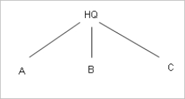    -Refer to Figure .Identify the structure of Z Corp. A) U-form B) M-form C) Mixed organization D) Matrix organization