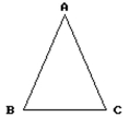  Refer to the given figure, an isosceles triangle with AB = AC.   -If the perimeter of  \triangle \mathrm { ABC } = 58 \mathrm {~m} , and  \mathrm { AB } = 25 \mathrm {~m} , what is the length  \mathrm { BC }  ? A)   50 \mathrm {~m}  B)   56 \mathrm {~m}  C)   8 \mathrm {~m}  D)   25 \mathrm {~m}