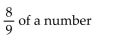 <strong>Decide whether the statement translates into an expression or an equation. </strong> A)Equation B)Expression