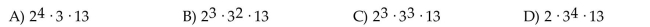Give the prime factorization of the number. Use exponents when possible. 936
