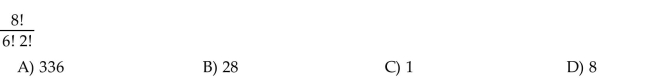 Evaluate the factorial expression.