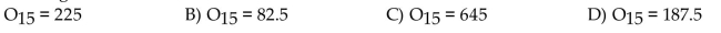 <strong>Use the appropriate formula to find the indicated figurate number. the 15th octagonal number</strong> A)