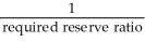The formula is the   A)  federal funds rate. B)  discount rate. C)  potential money multiplier. D)  actual change in the money supply.