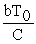 In the Baumol-Tobin model, given that total costs for an individual equals   +   , where T<sub>0</sub> = monthly income, b = brokerage costs, and C = amount raised from each bond transaction, derive the so-called square root rule.