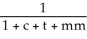 In the model of the money supply process for M2,the relationship between checkable deposits and the M2 money supply is represented by A) D =   × M2. B) D = (1 + c + t + mm) × M2. C) M2 =   × D. D) M2 =   .