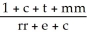 The M2 money supply is represented by A) M2 =   × MB. B) M2 =   ×   C) MB =   × M2. D) MB =   ×  