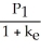 In the one-period valuation model with no dividend payments the current price of the stock is given by ________. A) P₀ =   B) P₀ =   +   C) P₀ =   × 100 D) P₀ =   × 365