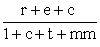 The M2 money supply is represented by A) M2 =   × MB. B) M2 =   ×  . C) MB =   × M2. D) MB =   ×  .