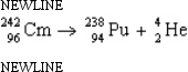In the reaction shown, Cm is known as the ____ nucleus, and Pu as the ____ nucleus.   A)  target; projectile B)  projectile; target C)  alpha; beta D)  parent; daughter E)  daughter; parent