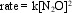  The decomposition of N<sub>2</sub>O(g)  to nitrogen and oxygen has the rate law   where k = 1.1 × 10<sup>-3</sup> M<sup>-1</sup> s<sup>-1</sup> at 565<sup> \circ </sup>C. If the initial concentration of a sample of N<sub>2</sub>O is 0.50 M, what is the concentration after one hour at 565<sup> \circ </sup>C? A)  9.5 × 10<sup>-3</sup> M B)  2.2 × 10<sup>-3</sup> M C)  0.029 M D)  0.17 M E)  0.46 M 