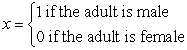  Do women and men treat female and male children differently? An observational study was conducted near the primate exhibit at the Sacramento Zoo on weekends in 1988.The data are from 37 groups of three-one adult female,one adult male,and one toddler-in which the toddler was being carried.Recorded in the table below are the gender of the adult who was carrying the toddler and the gender of the toddler:   Let x be the indicator variable   We wish to fit a logistic regression model,   ,where p is the binomial probability that the toddler being carried is a girl and log is the natural logarithm.The following (partial) SPSS output is available. Variables in the Equation   What is the value of the X<sup>2</sup> statistic for testing the hypotheses H<sub>0</sub>:  \beta <sub>1</sub> = 0 vs.H<sub>a</sub>:  \beta <sub>1 </sub> \neq  0? A) 0.295 B) 1.00 C) 1.049 D) 1.100 
