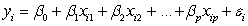 Which of the following statements about the statistical model for multiple linear regression,   ,i = 1,2,…,n,is/are FALSE? A) The deviations   are independent. B) The mean response is a linear function of the explanatory variables   . C) The parameters of the model are   ,p,and <font face=symbol></font>. D) The deviations   are Normally distributed with a mean of 0 and a standard deviation of <font face=symbol></font>. E) The deviations   are a simple random sample from the N(0,<font face=symbol></font>) distribution.