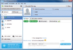   -The program in the accompanying figure allows you to ____. A) search the Web B) blog C) instant message and video chat D) upload databases to share with other users