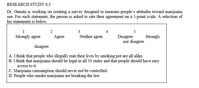   -Refer to Research Study 6.4 above to answer the following question. What is the population of interest in Dr.Parrett's study? Will he be collecting a sample or conducting a census? Why does he need to be concerned with external validity/representativeness?