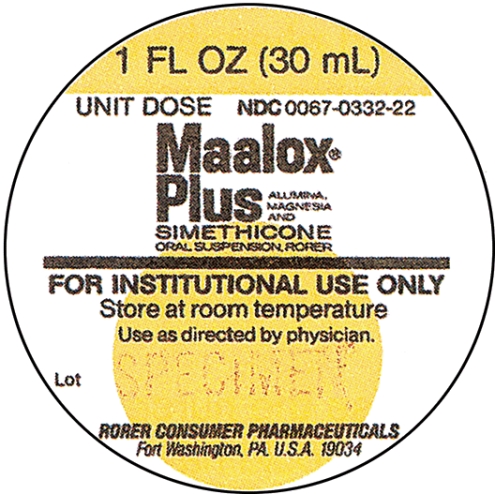 Order: Maalox Plus 20 mL p.o.30 min pc and at bedtime Available:   How many containers are needed for 24 hours? _____ container(s)