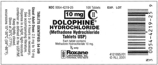 Order: Methadone hydrochloride 25 mg p.o.daily Available: Scored tablets   Dosage: _____<div style=padding-top: 35px> 