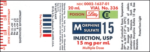 Order: Morphine 8 mg subcut q4h prn for pain Available:    a.How many milliliters will you administer? _____ mL b.Shade in the dosage on the syringe.   