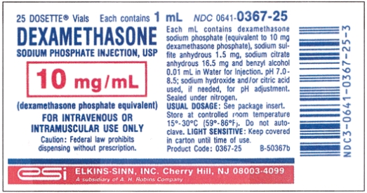 Order: Dexamethasone 25 mg IV stat Available:   How many milliliters will you prepare to administer? _____ mL