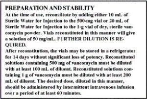 Order: Vancocin 0.85 g IV q12h Available: a.How many milliliters of diluent is used to reconstitute the solution? _____ mL b.What is the dosage strength of the prepared solution? _______________ c.How many milliliters will you add to the IV? _____ mL