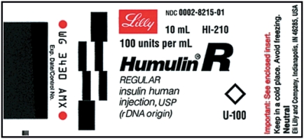    a.What does the R on the label identify? _______________ b.Is this a short- or long-acting insulin? _______________ c.What is the total volume of the vial? _____ d.What is the dosage strength of the insulin? _______________