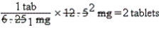 a.6.25 mg per tablet b.Coreg c.Estimate: 2 tablets (12.5 = 2   6.25) d.Tablet =   e.Equation is balanced.Estimate supports answer.