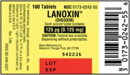 Ordered: Lanoxin 0.25 mg PO daily,for a patient with heart failure. Available:    A)What is the generic name of this medication? How many tablets will the nurse prepare? B)Estimated dose: C)DA equation: D)Evaluation: 