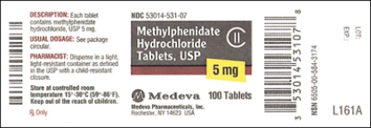 Ordered: Methylphenidate HCl tablets 10,000 mcg with breakfast and lunch,for a patient with narcolepsy. Available:    A)Estimate: B)DA verification: C)Evaluation: 