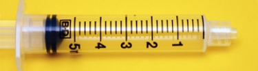 Ordered: 200 mg of Drug A.Available: 50 mg per mL. A)Estimated dose: more or less than drug concentration available? B)How many mL will you give? C)Indicate the dose on the syringe with an arrow.   