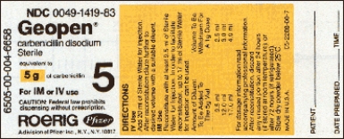 Ordered: carbenicillin disodium 0.5 g IM q6h.    A)What amount of diluent will the nurse use for this dose? Refer to the label. B)Estimated dose after reconstitution: How many milliliters will the nurse prepare? C)DA equation: D)Evaluation: Indicate with an arrow the amount to be added to the syringe with the nearest measurable dose.   