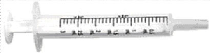 Ordered: carbenicillin disodium 0.5 g IM q6h.    A)What amount of diluent will the nurse use for this dose? Refer to the label. B)Estimated dose after reconstitution: How many milliliters will the nurse prepare? C)DA equation: D)Evaluation: Indicate with an arrow the amount to be added to the syringe with the nearest measurable dose.   