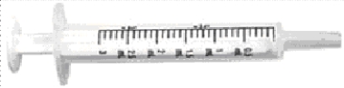 Ordered: Vancomycin HCl 0.25 g IV q 6 h in a compatible solution,for a patient with a severe infection. Available:        A)Estimated dose: more or less than drug concentration after reconstitution B)How many mL of Vancomycin sol will the nurse withdraw after the first dilution before further dilution by adding to IV? DA equation: C)Evaluation.Indicate the dose with an arrow on the appropriate syringe below:     